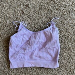 Aritzia Sunday Best Lavender Ribbed Cami